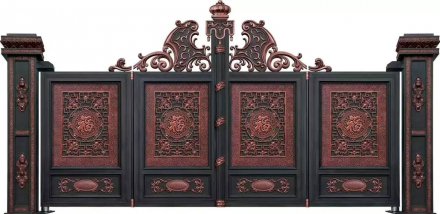 鋁藝大門為什么會出現生銹？