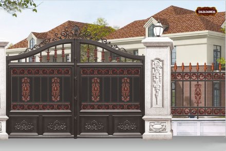 鋁藝別墅大門怎么保養？